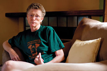 Barbara Storm has taught at Wingate High School over a span of twenty years and is now retiring so that she can recover from a stroke she suffered in November. &copy; 2011 Gallup Independent / Cable Hoover 